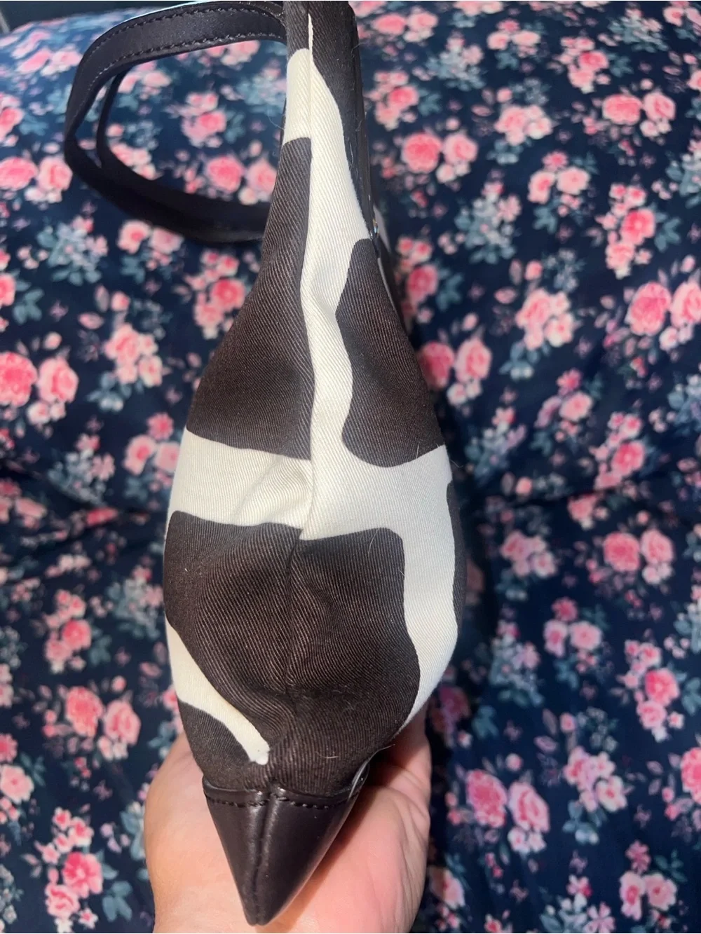 Kate spade giraffe print small satchel/tote
